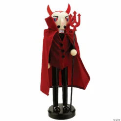 Northlight 14" Red and Black Devil Holding Pitch Fork Halloween Nutcracker -Halloween Decorations Shop northlight 14 red and black devil holding pitch fork halloween nutcracker14111624 a01