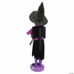 Northlight 14" Witch with Broom Halloween Nutcracker Decoration -Halloween Decorations Shop northlight 14 witch with broom halloween nutcracker decoration14111632 a04