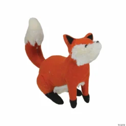 Northlight 16" Plush Sitting Fox Fall Tabletop Decor