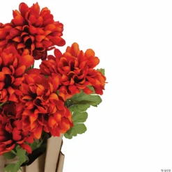 Northlight 20" Orange Fall Harvest Artificial Mum Plant in a Pot -Halloween Decorations Shop northlight 20 orange fall harvest artificial mum plant in a pot14111660 a01