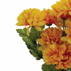 Northlight 20" Yellow Fall Harvest Artificial Mum Plant in a Pot -Halloween Decorations Shop northlight 20 yellow fall harvest artificial mum plant in a pot14111662 a01