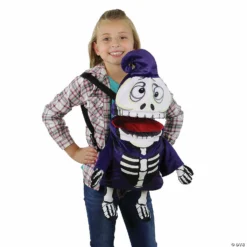 Northlight 24" Purple and Black Skeleton Unisex Child Halloween Trick or Treat Bag Costume Accessory - One Size -Halloween Decorations Shop northlight 24 purple and black skeleton unisex child halloween trick or treat bag costume accessory one size13984257 a01