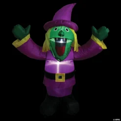 Northlight 3.5' Purple Inflatable Lighted Witch Halloween Outdoor Decoration -Halloween Decorations Shop northlight 3 5 purple inflatable lighted witch halloween outdoor decoration13984263 a01