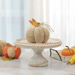 Northlight 5.5" Beige Burlap Autumn Harvest Table Top Pumpkin -Halloween Decorations Shop northlight 5 5 beige burlap autumn harvest table top pumpkin14111686 a01