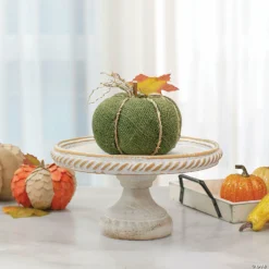 Northlight 5.5" Green Burlap Autumn Harvest Table Top Pumpkin -Halloween Decorations Shop northlight 5 5 green burlap autumn harvest table top pumpkin14111687 a01
