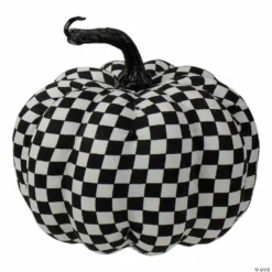 Northlight 6.5" White and Black Plaid Fall Harvest Tabletop Pumpkin -Halloween Decorations Shop northlight 6 5 white and black plaid fall harvest tabletop pumpkin14111698 a01