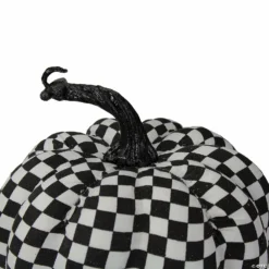 Northlight 6.5" White and Black Plaid Fall Harvest Tabletop Pumpkin -Halloween Decorations Shop northlight 6 5 white and black plaid fall harvest tabletop pumpkin14111698 a02
