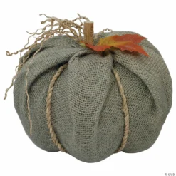 Northlight 6.75" Green Burlap Autumn Harvest Table Top Pumpkin -Halloween Decorations Shop northlight 6 75 green burlap autumn harvest table top pumpkin14111701 a03