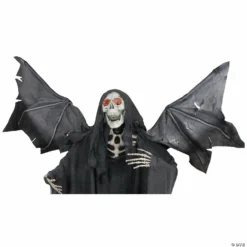 Northlight 66" Pre-Lit Black and Red Sonic Skeletal Reaper with Wings Halloween Decor -Halloween Decorations Shop northlight 66 pre lit black and red sonic skeletal reaper with wings halloween decor13984249 a01