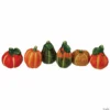Northlight 6pc Fall Ceramic Pumpkins Set