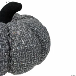 Northlight 7.5" Gray Knitted Fall Harvest Tabletop Pumpkin -Halloween Decorations Shop northlight 7 5 gray knitted fall harvest tabletop pumpkin14111710 a03