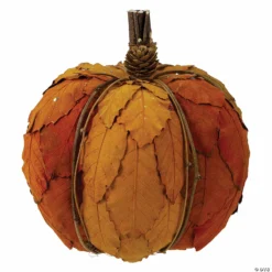 Northlight 7.5" Orange and Brown Fall Harvest Tabletop Pumpkin -Halloween Decorations Shop northlight 7 5 orange and brown fall harvest tabletop pumpkin14111711 a01
