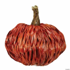 Northlight 8.5" Orange Autumn Harvest Woven Pumpkin Decoration -Halloween Decorations Shop northlight 8 5 orange autumn harvest woven pumpkin decoration14111717 a02