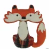 Northlight 9.5" Plush Sitting Fox Tabletop Decor