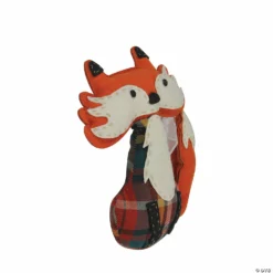 Northlight 9.5" Plush Sitting Fox Tabletop Decor -Halloween Decorations Shop northlight 9 5 plush sitting fox tabletop decor14111725 a01