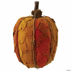 Northlight 9.75" Orange and Brown Fall Harvest Tabletop Pumpkin -Halloween Decorations Shop northlight 9 75 orange and brown fall harvest tabletop pumpkin14111726 a01