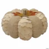 Northlight 9" Brown Autumn Harvest Tabletop Pumpkin