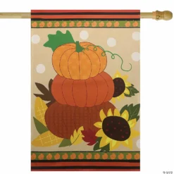 Northlight Pumpkins and Sunflowers Autumn Harvest 28" x 40" Garden Flag -Halloween Decorations Shop northlight pumpkins and sunflowers autumn harvest 28 x 40 garden flag14111756 a01