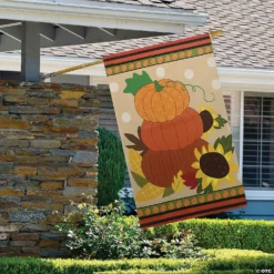 Northlight Pumpkins and Sunflowers Autumn Harvest 28" x 40" Garden Flag -Halloween Decorations Shop northlight pumpkins and sunflowers autumn harvest 28 x 40 garden flag14111756 a02