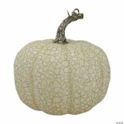 Northlight Set of 2 Black and Beige Fall Harvest Tabletop Pumpkins With a Brown Stem 5" -Halloween Decorations Shop northlight set of 2 black and beige fall harvest tabletop pumpkins with a brown stem 514111760 a03