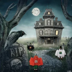 Northlight Set of 3 Ghost, Pumpkin and Bat 36" Standing Halloween Kid Figures -Halloween Decorations Shop northlight set of 3 ghost pumpkin and bat 36 standing halloween kid figures13984267 a01