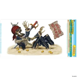 Pirate Skeleton Peel 'N' Place