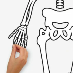 Roommates Skeleton Glow In The Dark Peel And Stick Giant Wall Decals -Halloween Decorations Shop roommates skeleton glow in the dark peel and stick giant wall decals13989364 a02