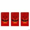 Set of 3 Jack-O-Lantern Halloween Luminary Pathway Markers - 5ft Black Wire