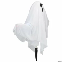 Set of 3 Lighted White Ghost Halloween Lawn Stakes -Halloween Decorations Shop set of 3 lighted white ghost halloween lawn stakes14256878 a01