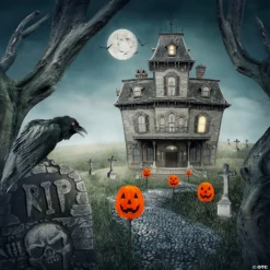 Set of 5 Jack-O-Lantern Shaped Halloween Pathway Markers - 3.75ft Black Wire -Halloween Decorations Shop set of 5 jack o lantern shaped halloween pathway markers 3 75ft black wire14256862 a01