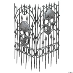 Silver Skull Fence