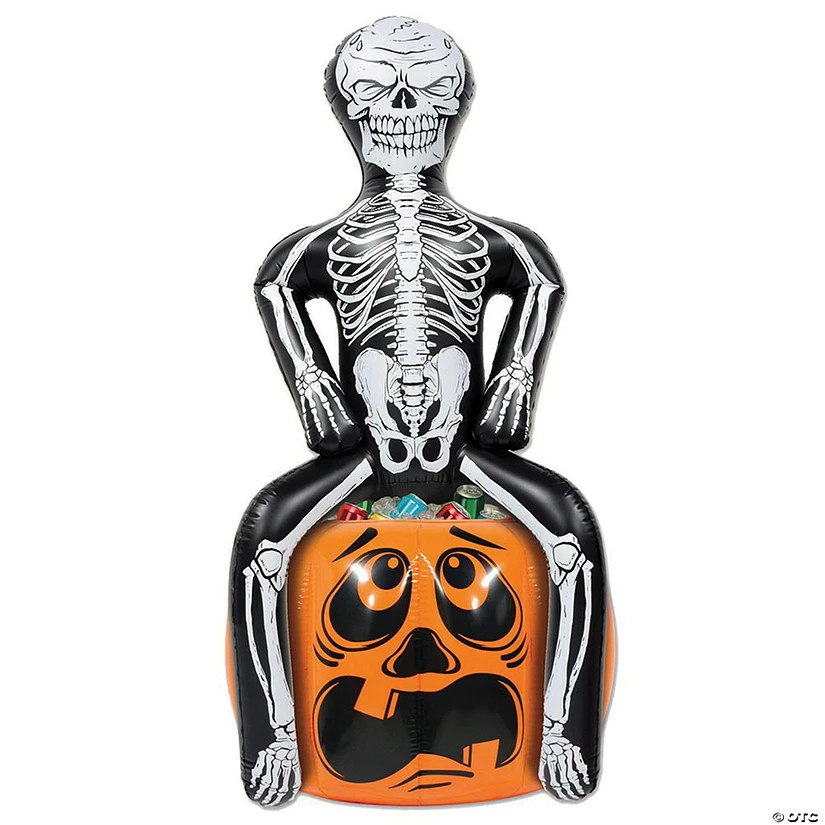 Skeleton Inflatable Cooler Halloween Decoration 1 Skeleton Inflatable Cooler Halloween Decoration