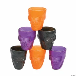 Skull Plastic Shot Glasses - 12 Pc.