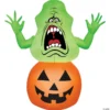 Slimer On Pumpkin Airblown