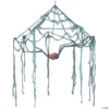 Spider Canopy Web with Light-Up Eyes Halloween Decoration