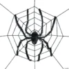 Spider Web With Spider Halloween Decoration