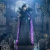 Standing Bird Sorceress Halloween Decoration
