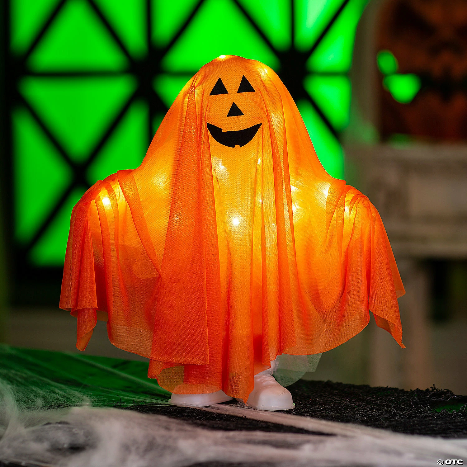 Standing Pumpkin Ghost Halloween Decoration 1 Standing Pumpkin Ghost Halloween Decoration