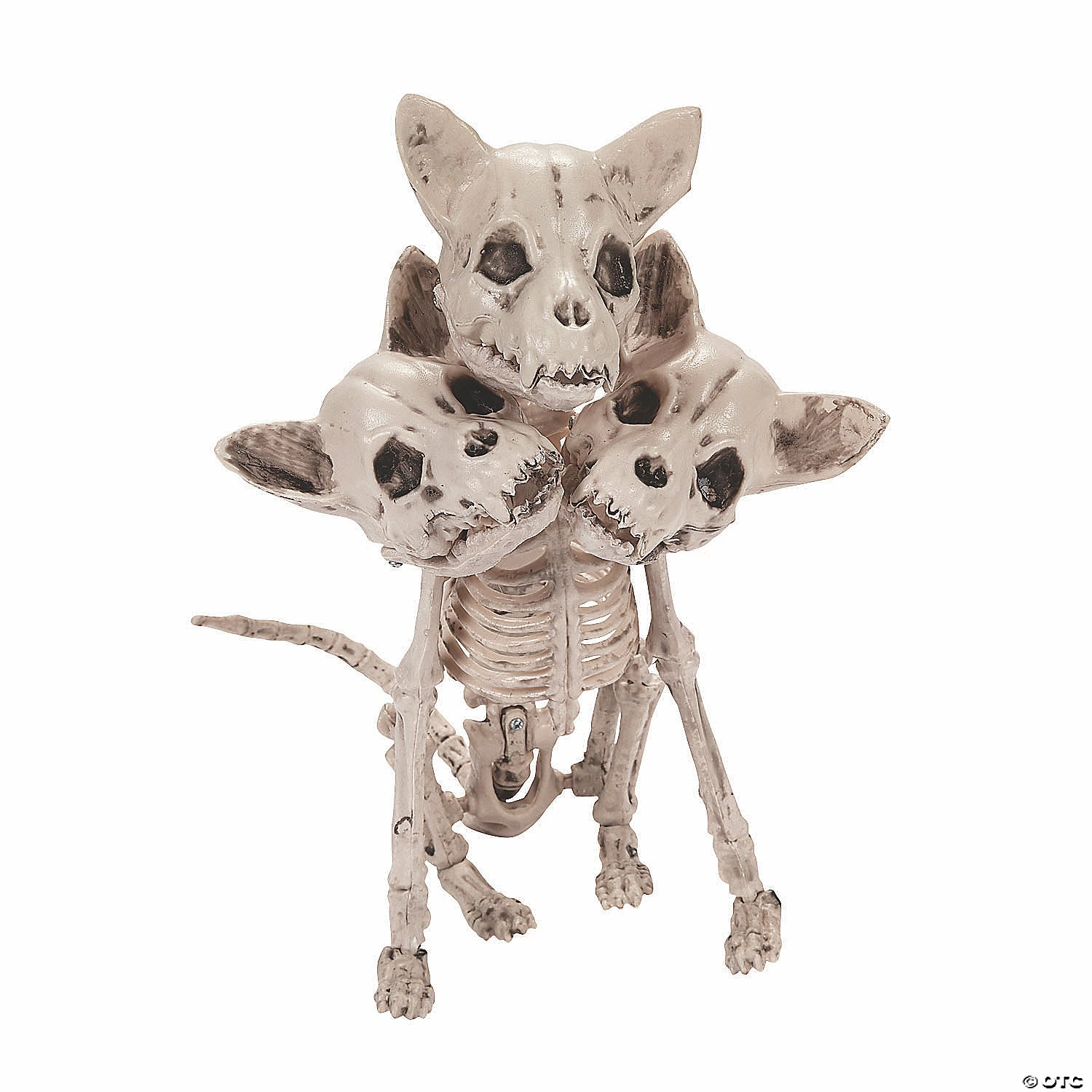 Three-Headed Dog Skeleton Halloween Decoration 1 Three-Headed Dog Skeleton Halloween Decoration