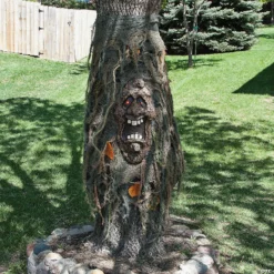 Tree Ghost with Light-Up Eyes Halloween Decoration
