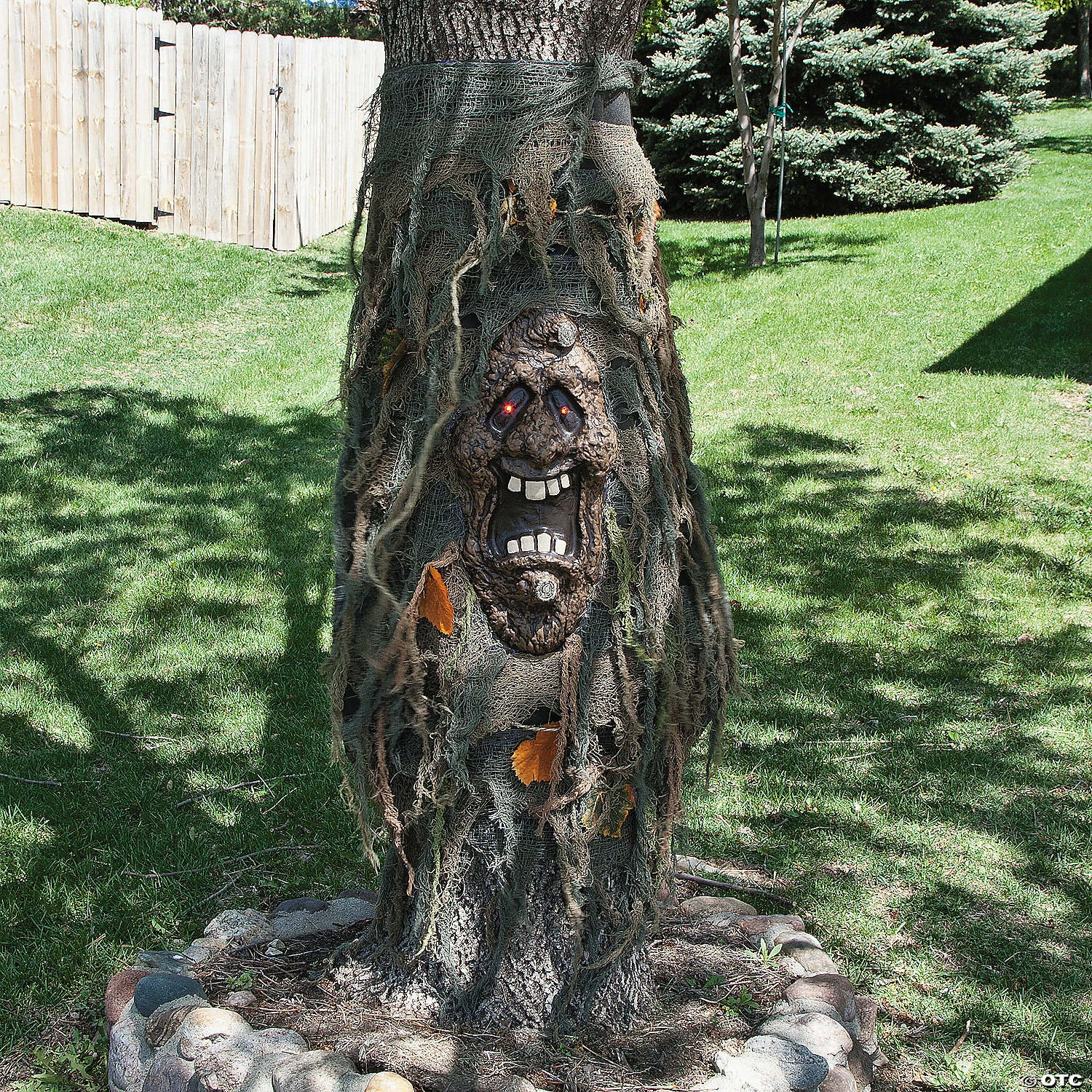 Tree Ghost with Light-Up Eyes Halloween Decoration 1 Tree Ghost with Light-Up Eyes Halloween Decoration
