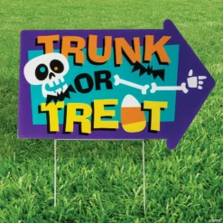 Trunk-Or-Treat Yard Sign