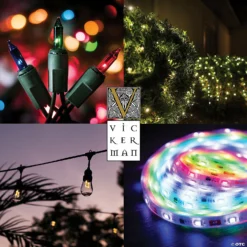 Vickerman 100 Orange Mini Light on Green Wire, 33' Christmas Light Strand -Halloween Decorations Shop vickerman 100 orange mini light on green wire 33 christmas light strand14245733 a03