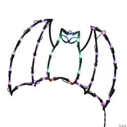 Vickerman 16" Bat Wire Silhouette with LED Lights Halloween Lighted Decor