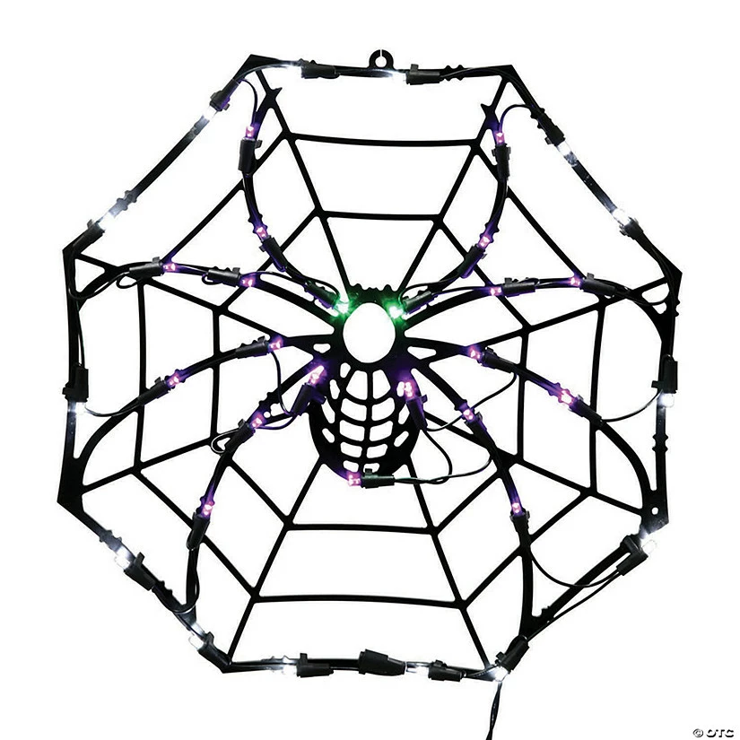 Vickerman 17" Spider Wire Silhouette with LED Lights Halloween Lighted Decor 1 Vickerman 17" Spider Wire Silhouette with LED Lights Halloween Lighted Decor