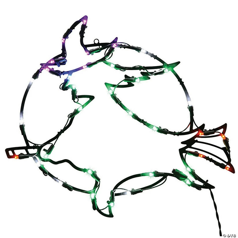 Vickerman 18" Witch Wire Silhouette with LED Lights Halloween Lighted Decor 1 Vickerman 18" Witch Wire Silhouette with LED Lights Halloween Lighted Decor