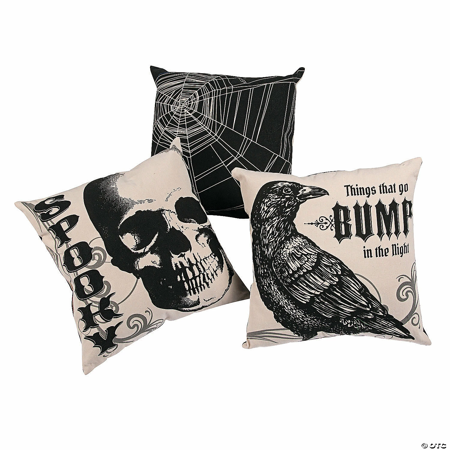 Vintage Throw Pillows Halloween Decorations 3 Vintage Throw Pillows Halloween Decorations - Image 3