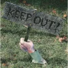 Warning From Below-Keep Out Sign