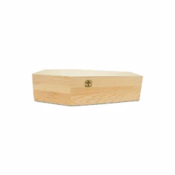 Woodpeckers Crafts, DIY Unfinished Wood 18" Coffin, Pack of 2