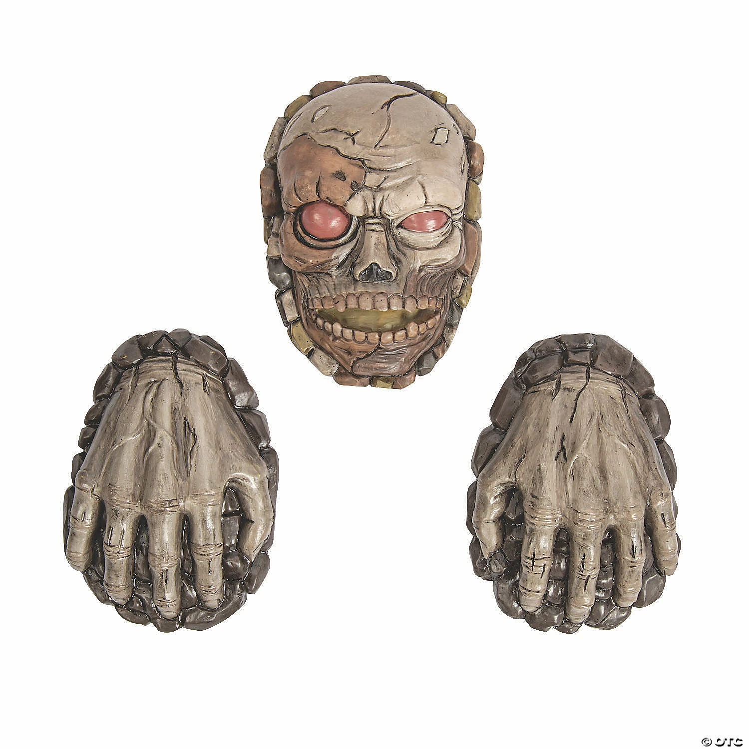 Zombie Groundbreaker Stones Halloween Decorationt - 3 Pc. 2 Zombie Groundbreaker Stones Halloween Decorationt - 3 Pc. - Image 2